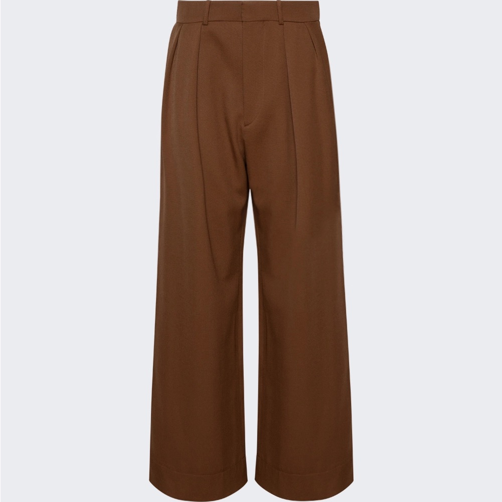 Wardrobe.Nyc Women's Brown Wide-Leg Pants